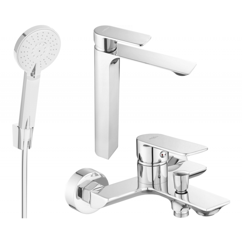 Mexen Alexa Set cadă R40, crom - 71213R40-00