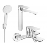 Mexen Alexa Set cadă R40, crom - 71213R40-00