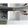 Mexen Catia chiuvetă de blat 48 x 38 cm, albă/aurie model solzi - 21314808