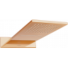 Mexen Waterfall duș slim 50 x 22 cm, aur roz - 79190-60