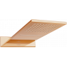 Mexen Waterfall zuhanyfej slim 50 x 22 cm, rózsaszín arany - 79190-60