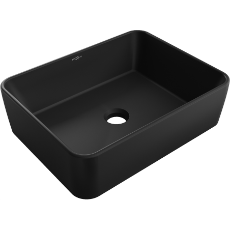 Mexen Catia chiuvetă pe blat 48 x 37 cm, Negru mat - 21314885