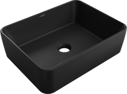 Mexen Catia chiuvetă pe blat 48 x 37 cm, Negru mat - 21314885
