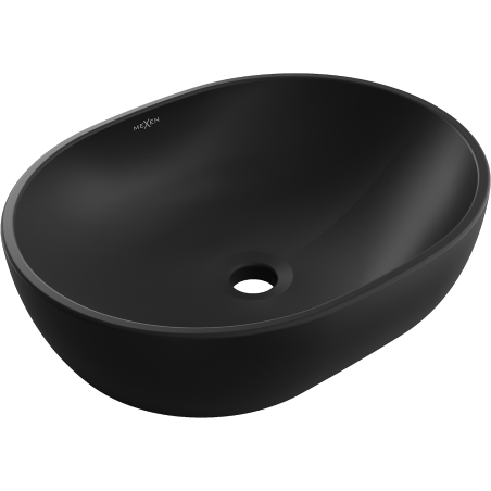 Mexen Viki asztali mosdókagyló 48 x 35 cm, fekete matt - 21054885