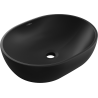 Mexen Viki asztali mosdókagyló 48 x 35 cm, fekete matt - 21054885