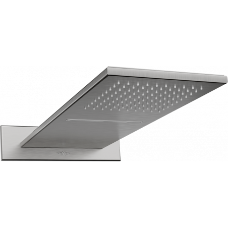 Mexen Waterfall cap de duș slim 50 x 22 cm, gri pistolet periat - 79190-66