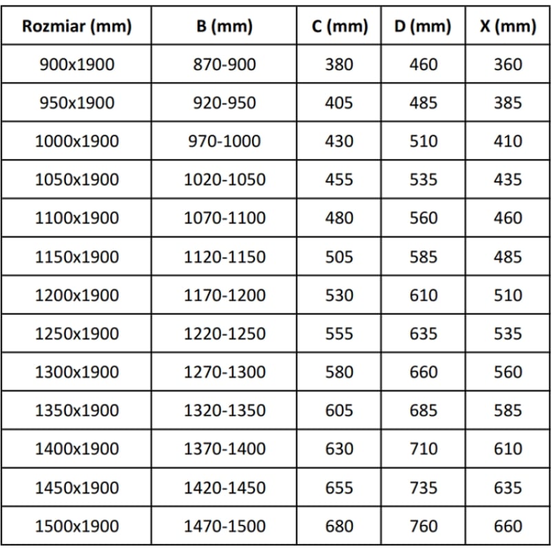 Mexen Apia uși de duș glisante 90 cm, benzi, crom - 845-090-000-01-20