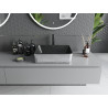 Mexen Catia chiuvetă pe blat 48 x 37 cm, negru mat/model argintiu - 21314872