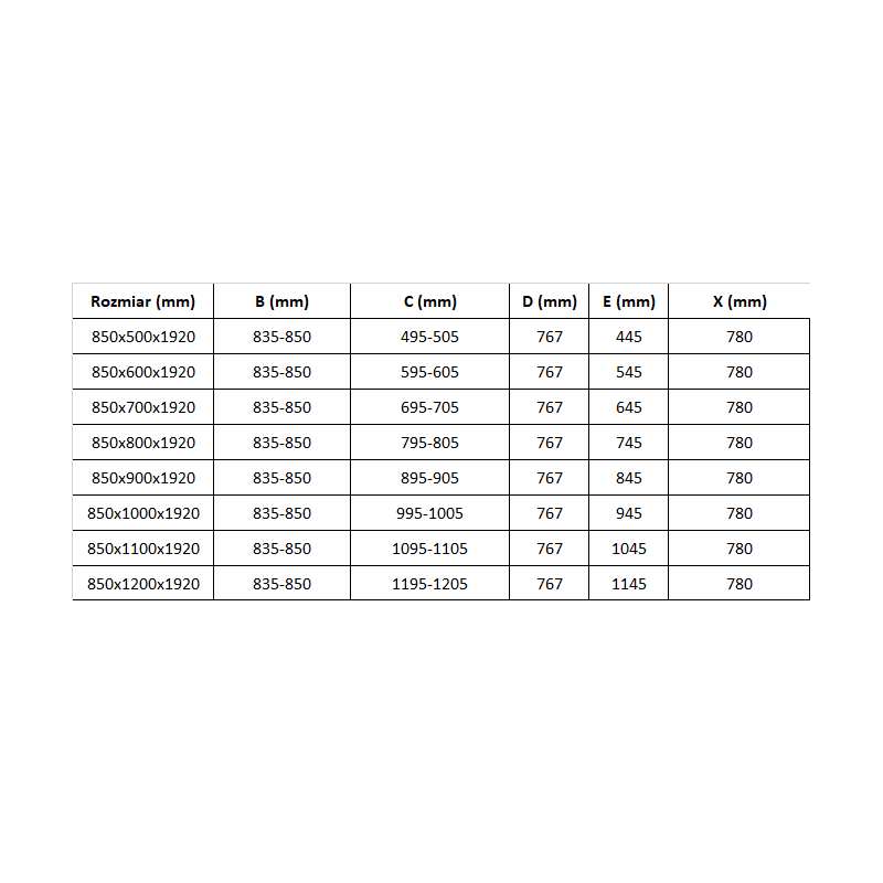 Mexen Pretoria nyitható zuhanykabin 85 x 100 cm, átlátszó, króm - 852-085-100-01-00