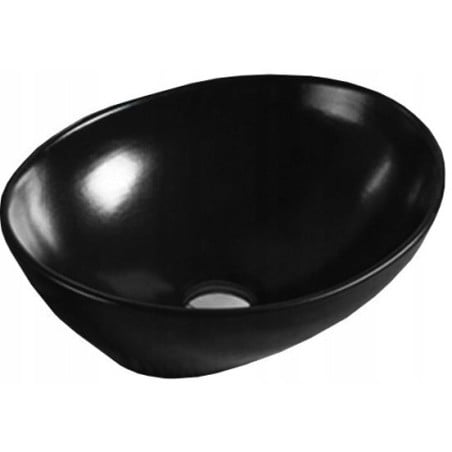 Mexen Elza lavoar pe blat 40 x 33 cm, negru lucios - 21014070
