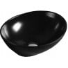 Mexen Elza lavoar pe blat 40 x 33 cm, negru lucios - 21014070