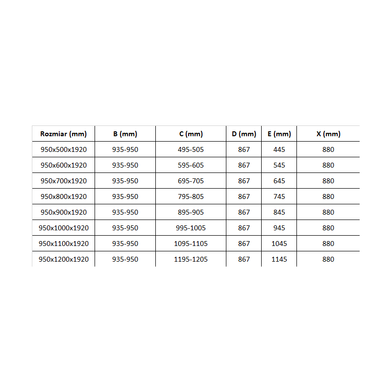 Mexen Pretoria cabina de duș batantă 95 x 120 cm, transparent, crom - 852-095-120-01-00