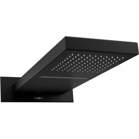 Mexen Waterfall duș cu efect de ploaie 50 x 22 cm, negru- 79195-70