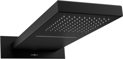 Mexen Waterfall duș cu efect de ploaie 50 x 22 cm, negru- 79195-70