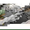Mexen Enzo chiuvetă de granit cu un compartiment, cu picurător și baterie de bucătărie Duo, Gri - 6506-71-671701-07