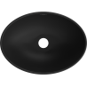 Mexen Elza 40 x 33 cm-es pultra helyezhető mosdókagyló, fekete matt - 21014085