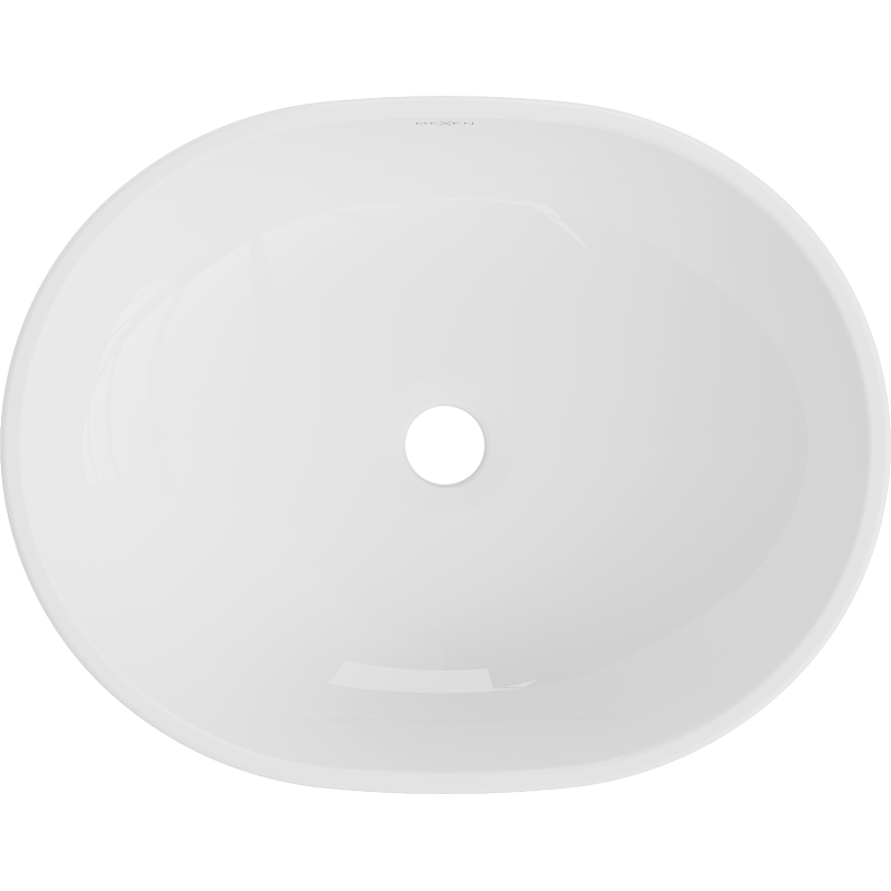 Mexen Viki lavoar pe blat 48 x 35 cm, alb/auriu model linii - 21054817