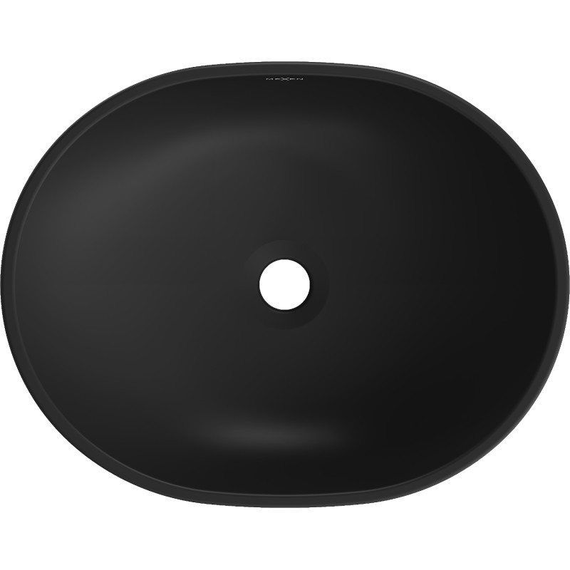 Mexen Viki 48 x 35 cm-es, asztali mosdókagyló, fekete matt/ezüst - 21054874