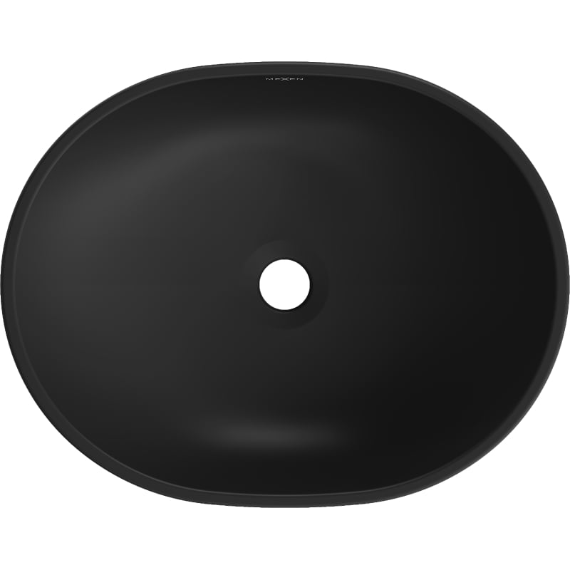 Mexen Viki 48 x 35 cm-es pultba épített mosdó, fekete matt/arany vonal minta - 21054877