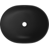 Mexen Viki chiuvetă pe blat 48 x 35 cm, Negru mat/aurie model tip solzi - 21054878