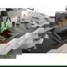 Mexen Gaspar chiuvetă granit 1,5-camere cu picurător și baterie bucătărie Duo, negru/argintiu - 6507-73-671701-07-B
