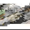Mexen Elias chiuvetă de granit cu un compartiment, cu picurător și baterie de bucătărie Duo, Bej - 6511-69-671701-07