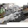 Mexen Cesar chiuvetă de granit cu un compartiment, cu picurător și baterie de bucătărie Duo, Neagră - 6514-77-671701-07-B