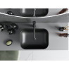 Mexen Rita chiuvetă deasupra blatului 45 x 32 cm, negru mat/argintiu - 21084574