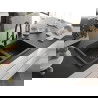 Mexen Tomas Chiuvetă de granit cu 2 compartimente și baterie de bucătărie Duo, Neagră/Auriu metalic - 6516-75-671701-70-B