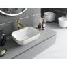 Mexen Rita lavoar pe blat 45 x 32 cm, alb/margine aurie - 21084505
