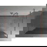 Mexen Kioto perete de duș independent 100 x 200 cm, grafit 8 mm, aur roz - 800-100-002-60-40