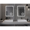 Mexen Kala oglindă de baie iluminată cu oglindă cosmetică 60 x 80 cm, LED 6000K, antiaburire - 9820-060-080-611-00