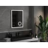 Mexen Kala világított fürdőszobai tükör kozmetikai tükörrel 60 x 80 cm, LED 6000K, páramentesítő