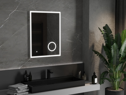 Mexen Kala oglindă de baie iluminată cu oglindă cosmetică 60 x 80 cm, LED 6000K, antiaburire - 9820-060-080-611-00