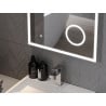 Mexen Kala világított fürdőszobai tükör kozmetikai tükörrel 60 x 80 cm, LED 6000K, páramentesítő