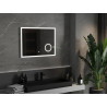 Mexen Kala oglindă de baie iluminată cu oglindă cosmetică 80 x 60 cm, LED 6000K, anti-aburire - 9820-080-060-611-00