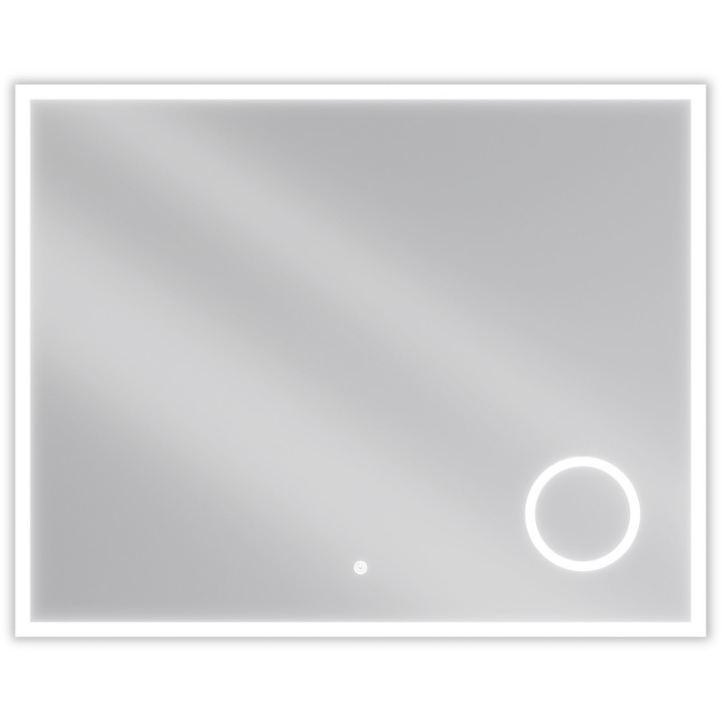Mexen Kala oglindă de baie iluminată cu oglindă cosmetică 100 x 80 cm, LED 6000K, antivapori - 9820-100-080-611-00