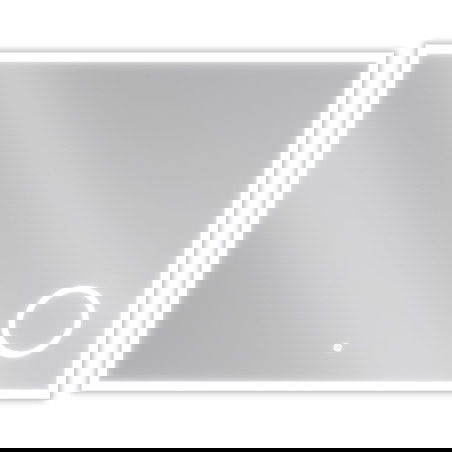 Mexen Kala oglindă iluminată de baie cu oglindă cosmetică 100 x 80 cm, LED 6000K, anti aburire - 9820-100-080-611-00