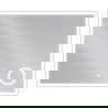 Mexen Kala megvilágított fürdőszobai tükör kozmetikai tükörrel 100 x 80 cm, LED 6000K, anti-pára - 9820-100-080-611-00