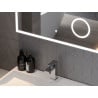 Mexen Kala LED-es fürdőszobai tükör kozmetikai tükörrel, 80 x 60 cm, 6000K, páramentes - 9820-080-060-611-00