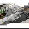Mexen Carlos chiuvetă de granit cu 1,5 compartiment și baterie de bucătărie Duo, Neagră/Auriu metalic - 6518-75-671701-70-B