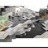 Mexen Carlos chiuvetă de granit cu 1,5 compartiment și baterie de bucătărie Duero, Albă - 6518-20-671600-20