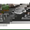 Mexen Carlos chiuveta de granit cu 1,5 cuve cu baterie de bucătărie Duero, gri - 6518-71-671600-70