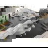 Mexen Carlos chiuvetă de granit cu 1,5 compartiment și baterie de bucătărie Duero, gri - 6518-71-671600-70-B
