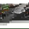 Mexen Carlos chiuvetă de granit cu 1,5 camere cu robinet de bucătărie Duero, negru/argintiu metalic - 6518-73-671600-00