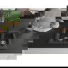 Mexen Carlos chiuvetă de granit cu 1,5 compartiment și baterie de bucătărie Duero, Neagră picățele - 6518-76-671600-70