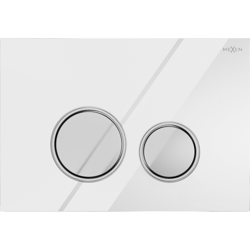 Mexen Fenix 06 buton de clătire, alb - 600620