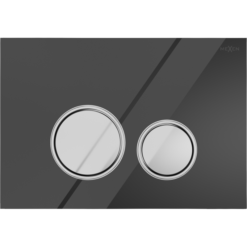 Mexen Fenix 06 öblítőgomb, fekete - 600623