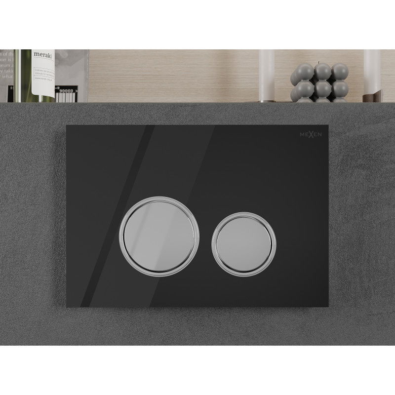 Mexen Fenix 06 buton de spălare, negru - 600623