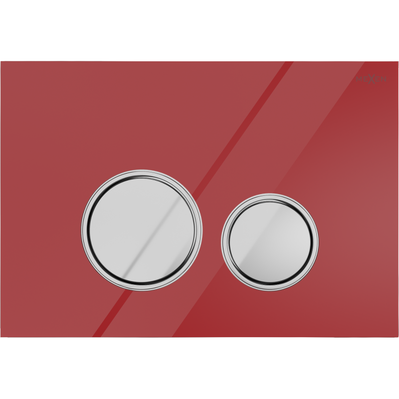 Mexen Fenix 06 öblítő gomb, piros - 600627